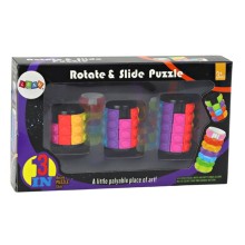 LEAN TOYS Комплект 3 бр. логически пъзел-цилиндър, 3 различни размера