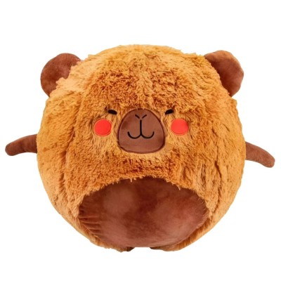 LEAN TOYS Надуваема плюшена топка Капибара,50 см, вкл.  2