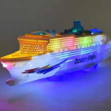 LEAN TOYS Голям круизен кораб със звуци и светлини, 50 см