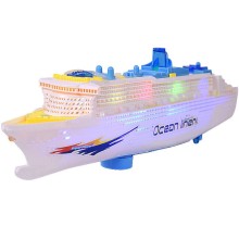 LEAN TOYS Голям круизен кораб със звуци и светлини, 50 см