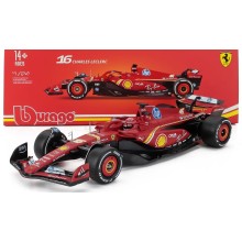 Метален автомобил BURAGO - 1/24 - FERRARI F1 SF-24 TEAM SCUDERIA FERRARI