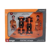 Метален автомобил к-т 2 бр BURAGO - 1/43 - McLAREN SET F1 2X MCL38 TEAM MCLAREN