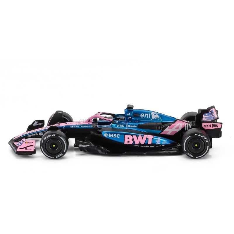 Метален автомобил BURAGO - 1/43 - ALPINE F1 A525 TEAM BWT ALPINE N 10 PIERRE GASLY