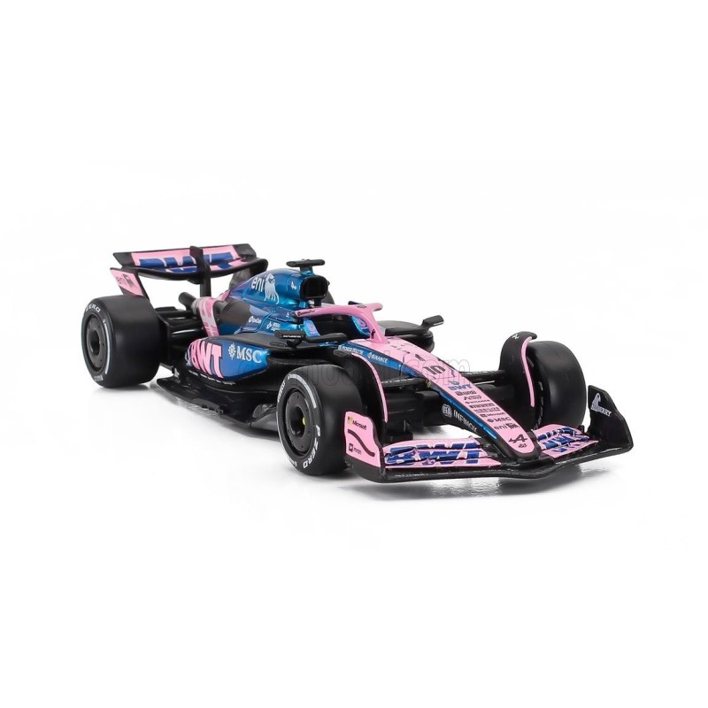 Метален автомобил BURAGO - 1/43 - ALPINE F1 A525 TEAM BWT ALPINE N 10 PIERRE GASLY