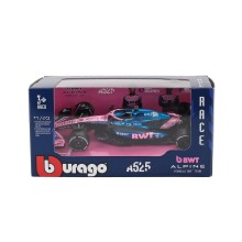 Метален автомобил BURAGO - 1/43 - ALPINE F1 A525 TEAM BWT ALPINE N 10 PIERRE GASLY