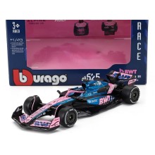 Метален автомобил BURAGO - 1/43 - ALPINE F1 A525 TEAM BWT ALPINE N 10 PIERRE GASLY