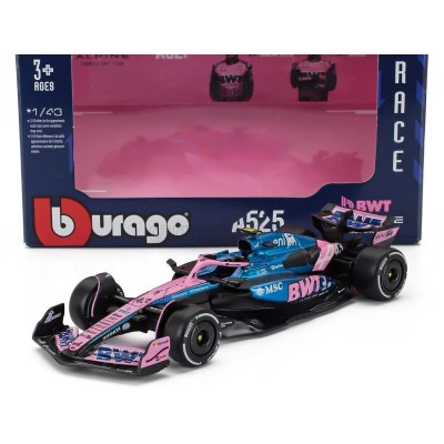 Метален автомобил BURAGO - 1/43 - ALPINE F1 A525 TEAM BWT ALPINE N 43 FRANCO COLAPINTO