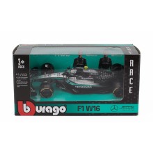 Метален автомобил BURAGO - 1/43 - MERCEDES GP F1 W16 TEAM AMG PETRONAS GEORGE RUSSELL