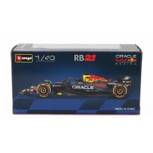 Метален автомобил BURAGO - 1/43 - RED BULL F1 RB21 TEAM ORACLE RED BULL YUKI TSUNODA