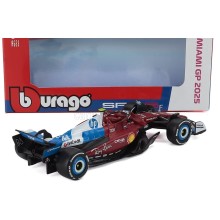 Метален автомобил BURAGO - 1/43 - FERRARI F1 SF-25 TEAM SCUDERIA FERRARI N 44 L. 