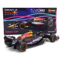 Метален автомобил BURAGO - 1/43 - RED BULL F1 RB19 TEAM ORACLE RED BULL SERGIO PEREZ