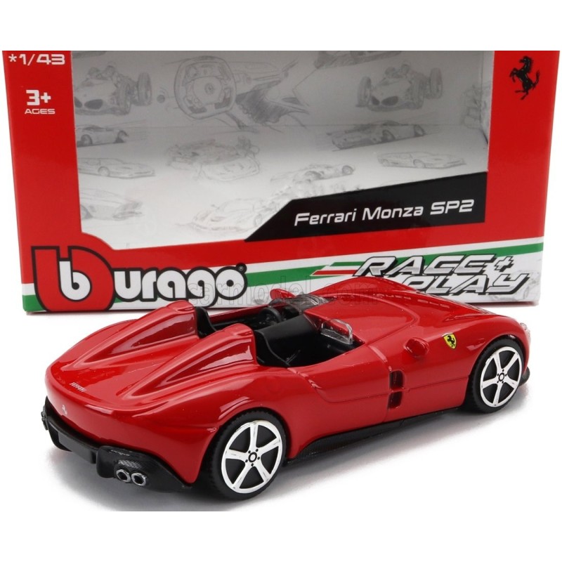 Метален автомобил BURAGO - 1/43 - FERRARI MONZA SP2 2018
