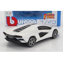 Метален автомобил BURAGO - 1/43 - LAMBORGHINI COUNTACH LP 800-4 2021,бял