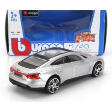 Метален автомобил BURAGO - 1/43 - AUDI GT RS E-TRON 2021,сребрист
