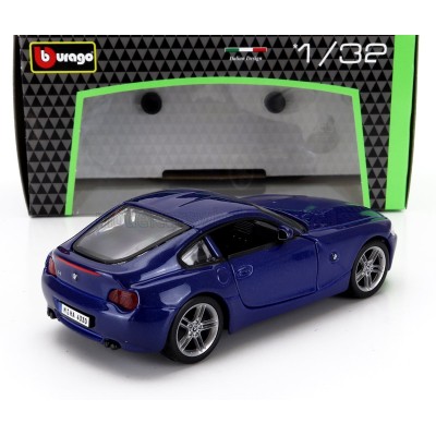 Метален автомобил BURAGO - 1/32 - BMW Z4M COUPE 2003,син 2