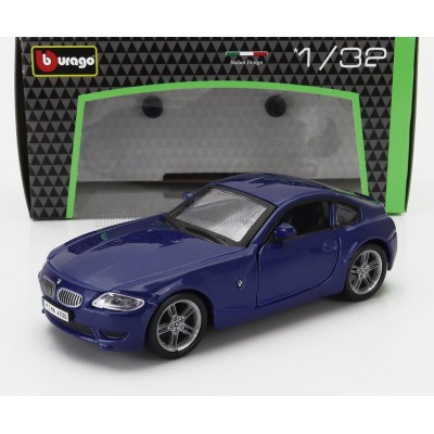 Метален автомобил BURAGO - 1/32 - BMW Z4M COUPE 2003,син