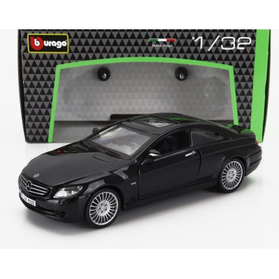 Метален автомобил BURAGO - 1/32 - MERCEDES BENZ CL-CLASS CL550 COUPE 201, черен