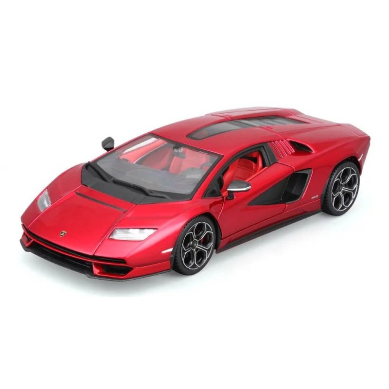Метален автомобил BURAGO - 1/24 - LAMBORGHINI Countach LPI800-4, червен