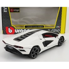 Метален автомобил BURAGO - 1/24 - LAMBORGHINI Countach LPI800-4, бял