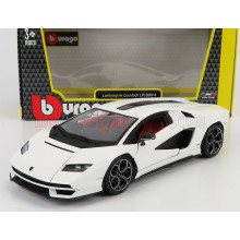 Метален автомобил BURAGO - 1/24 - LAMBORGHINI Countach LPI800-4, бял