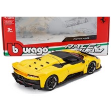 Метален автомобил BURAGO - 1/24 - FERRARI F80, жълт