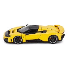 Метален автомобил BURAGO - 1/24 - FERRARI F80, жълт