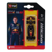 Метален автомобил BURAGO - 1/64 RED BULL - F1 RB21 TEAM ORACLE RED BULL RACING N 1 SEASON 2025 MAX VERSTAPPEN