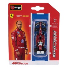 Метален автомобил BURAGO-1/64 - F1 SF-25 TEAM SCUDERIA FERRARI HP N 44 SEASON 2025 LEWIS HAMILTON