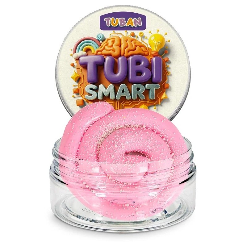 TUBI Smart сензорна маса за моделиране, розова,50 гр.
