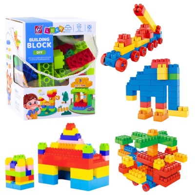 Комплект Конструктор 3D блокчета,100 ел,6 цвята,кутия 2