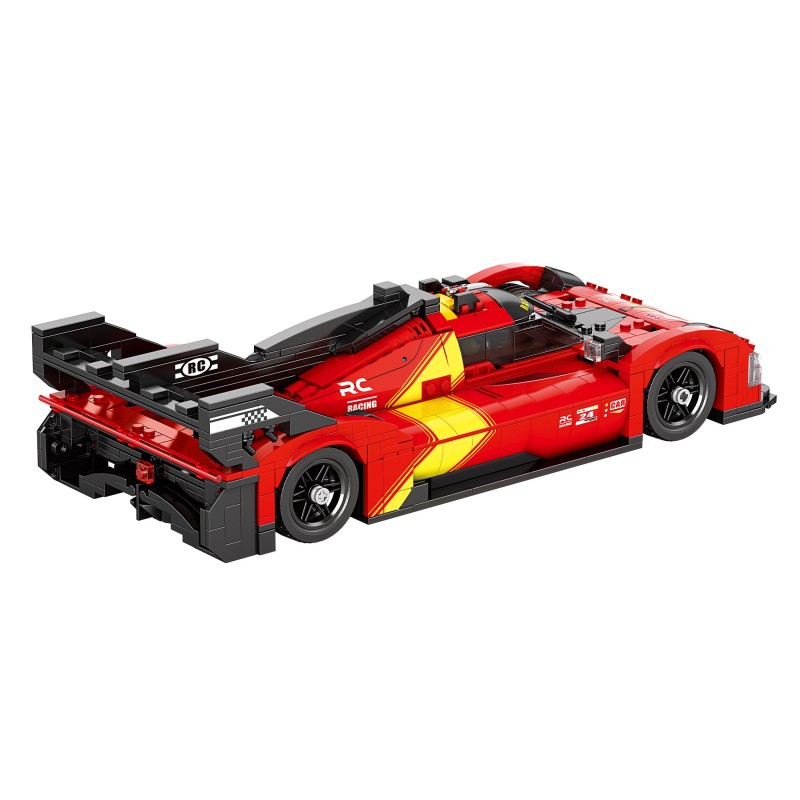 Конструктор REOBRIX FERRARI 499 HYPER CAR, червена, 1370 ел.