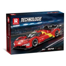 Конструктор REOBRIX FERRARI 499 HYPER CAR, червена, 1370 ел.