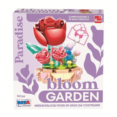 Конструктор BLOOM GARDEN Paradise, Вазa с цветя, 141-157 eл., асортимент