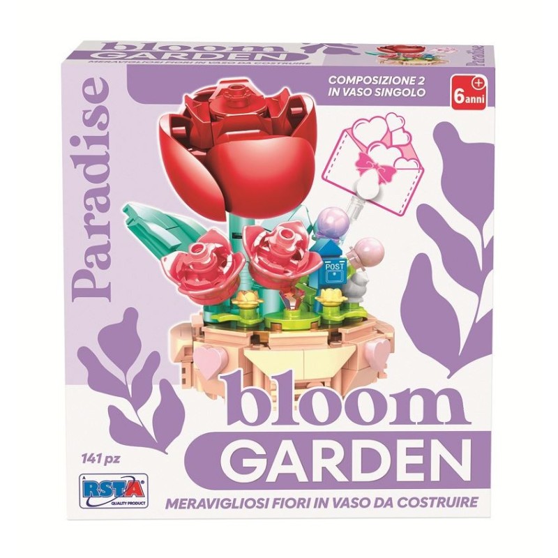 Конструктор BLOOM GARDEN Paradise, Вазa с цветя, 141-157 eл., асортимент