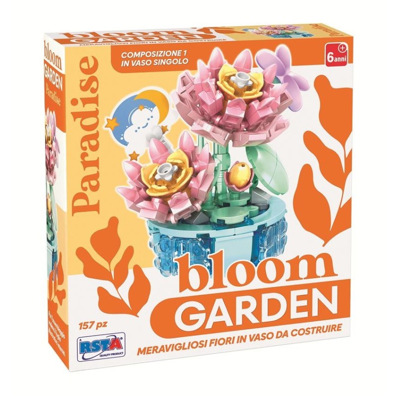 Конструктор BLOOM GARDEN Paradise, Вазa с цветя, 141-157 eл., асортимент