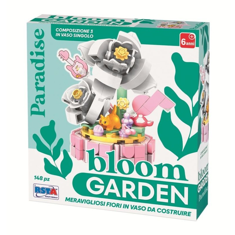 Конструктор BLOOM GARDEN Paradise, Вазa с цветя, 141-157 eл., асортимент