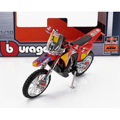 Мотициклет BURAGO - 1/18 - KTM RX450F RED BULL GASGAS RACING