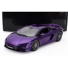 Метален автомобил BURAGO - 1/18 - LAMBORGHINI TEMERARIO purple